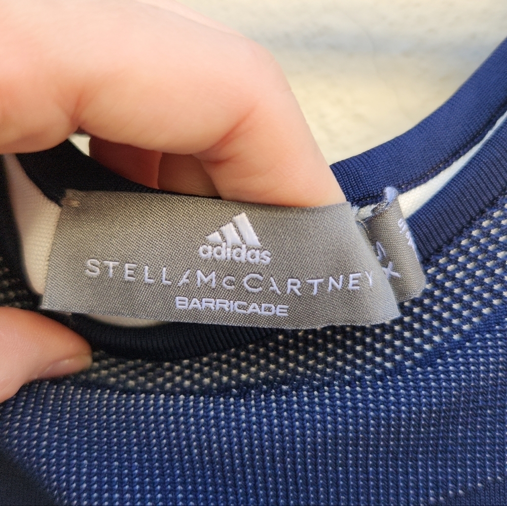 Adidas x Stella McCartney Court Clubhouse Prime Knit Tennis Dress Night Indigo - Picture 11 of 13